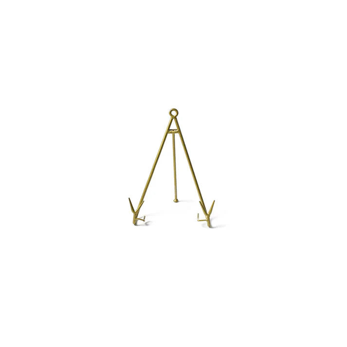 Plate Stand Medium Flare Gold