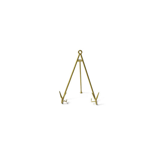 Plate Stand Medium Flare Gold