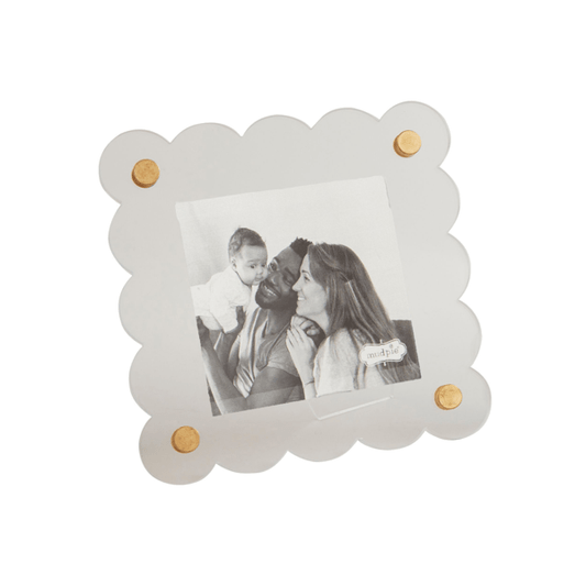 Square Mini Scalloped Acrylic Frame