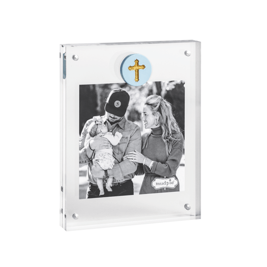 Blue Cross Medallion Acrylic Frame