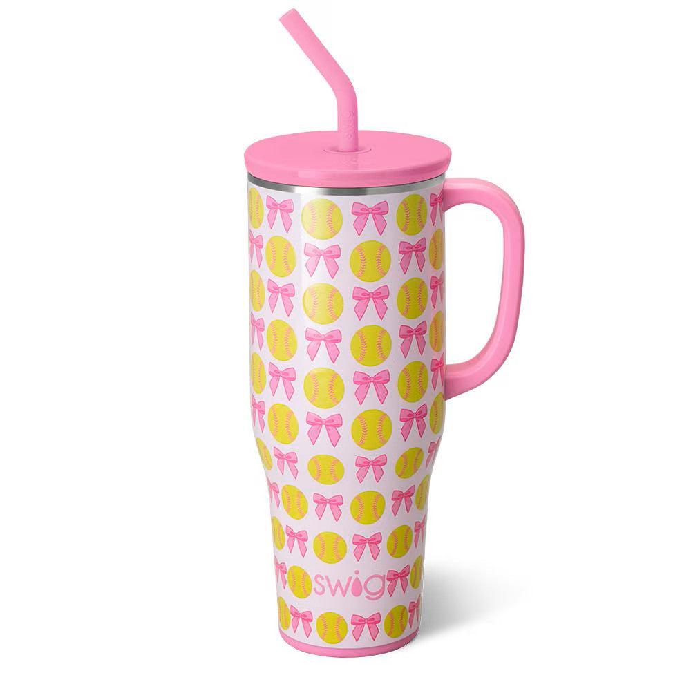 Pitch Hit Run Mega Mug 40oz