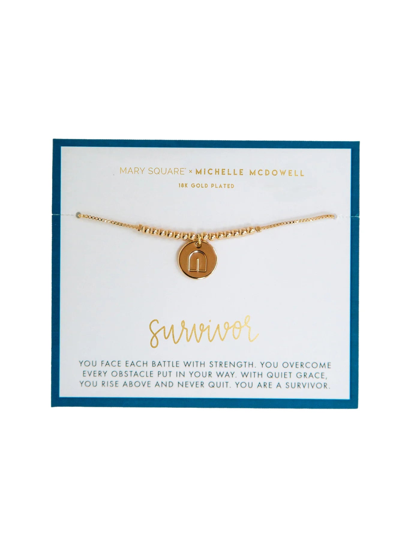 Carded Inspirational Necklace Survivor