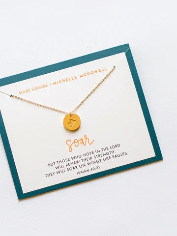 Carded Inspirational Necklace Soar