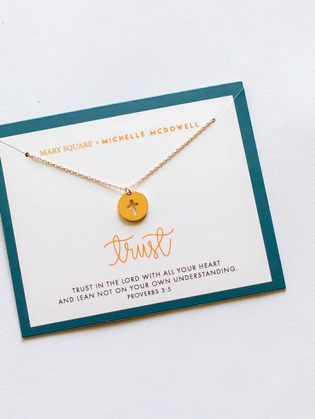 Carded Inspirational Necklace Trust
