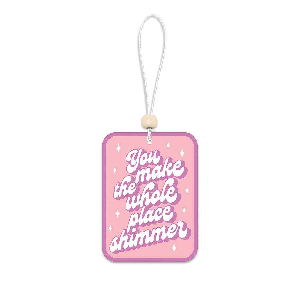 You Shimmer, Car Air Freshener Set of 2