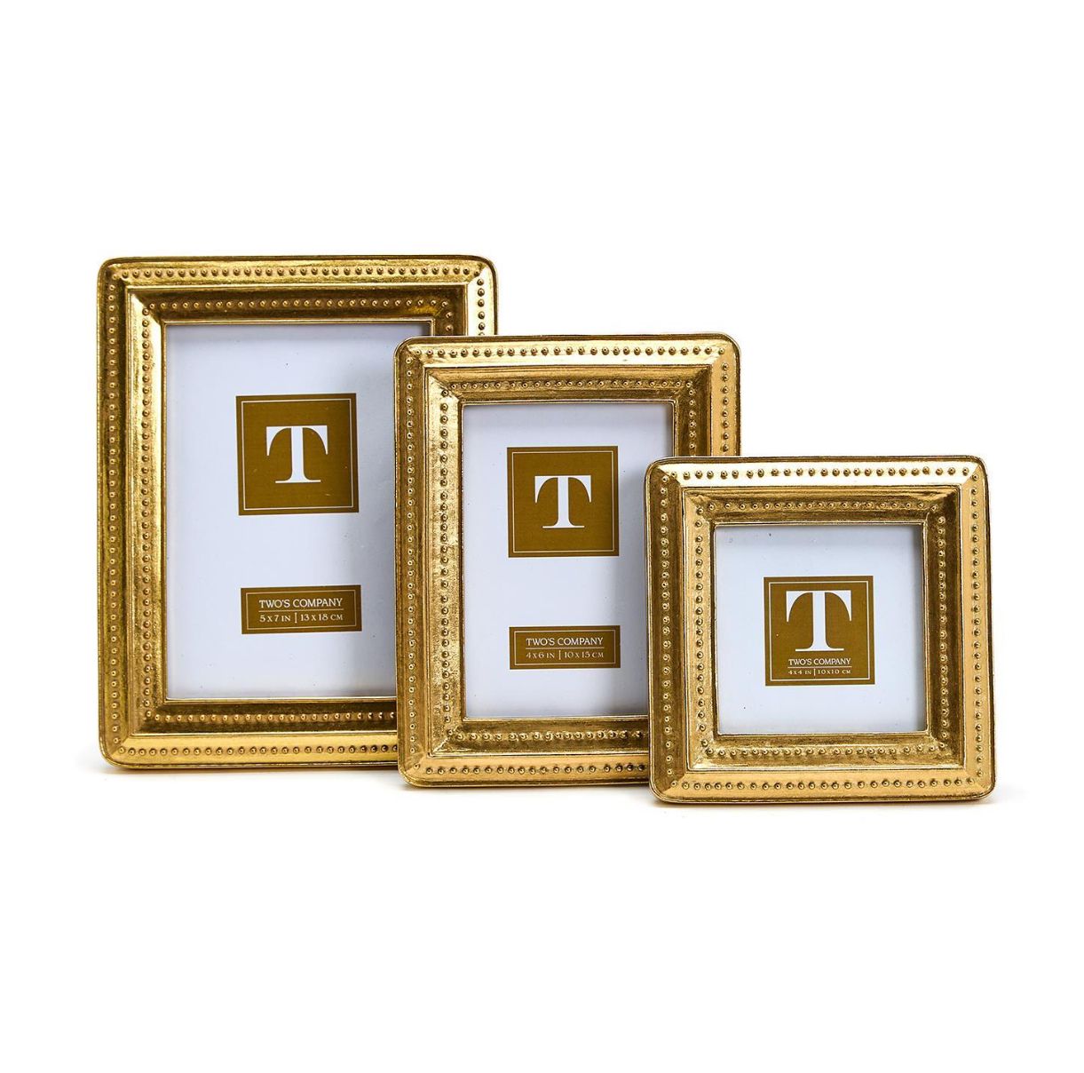 Gold Beaded Edge Frame 4x4