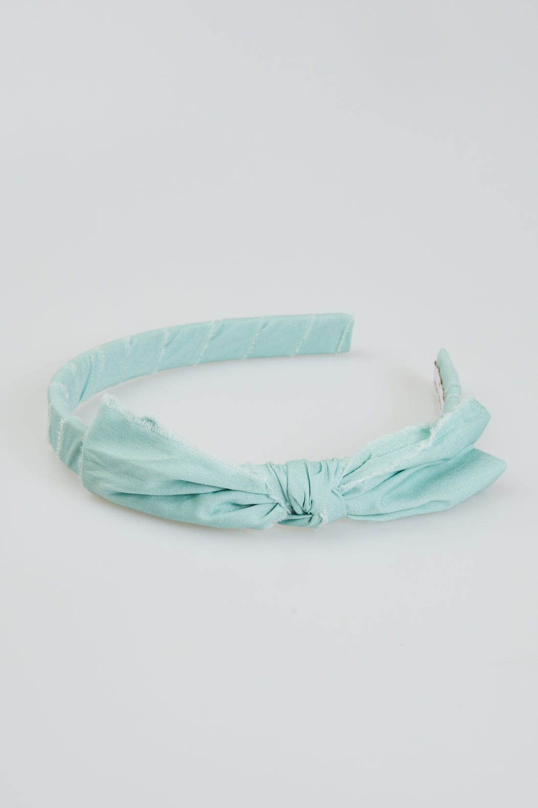 Abby Mini Bow Headband Mint