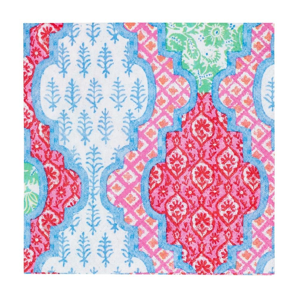 Paper Cocktail Napkins, Provencale Cotton Pink