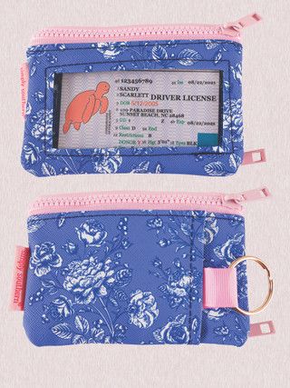 ID Wallet, Rose Blue