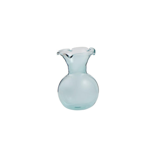 Blue Mini Ruffle Vase