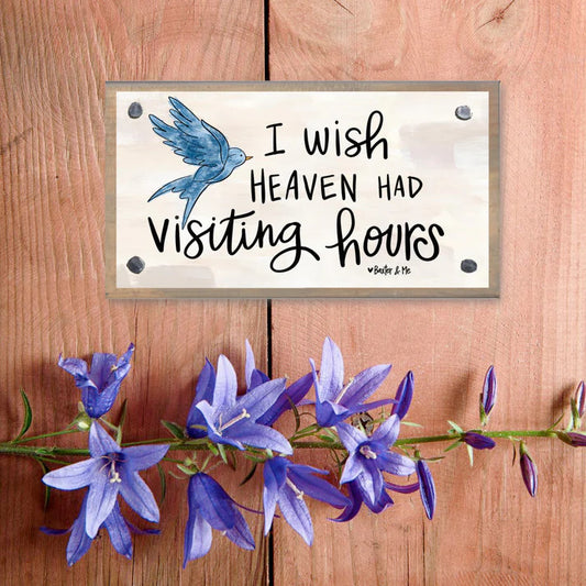 Driftwood Happy Block, Visiting Hours Blue Dove