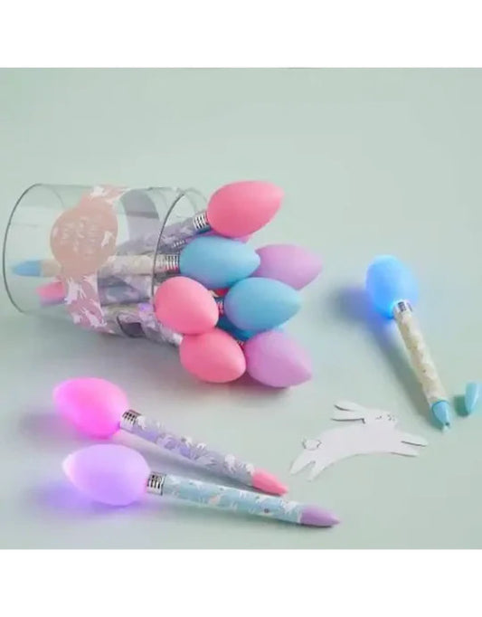 Pink Light Up Easter Pen