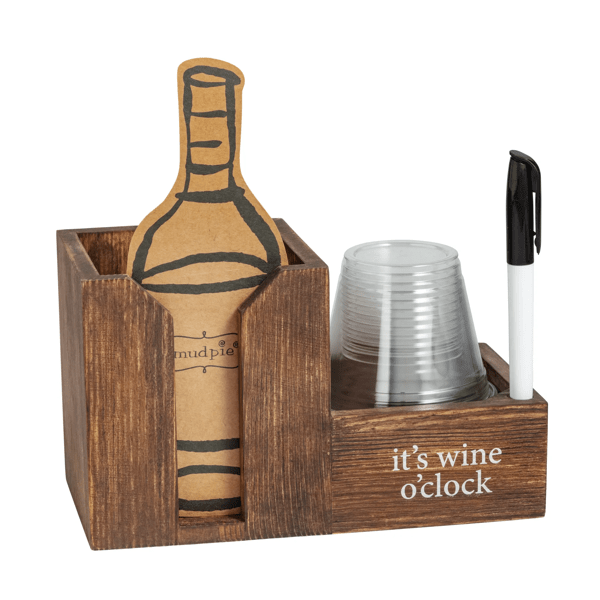 Wine Bottle Disposable Cups Set