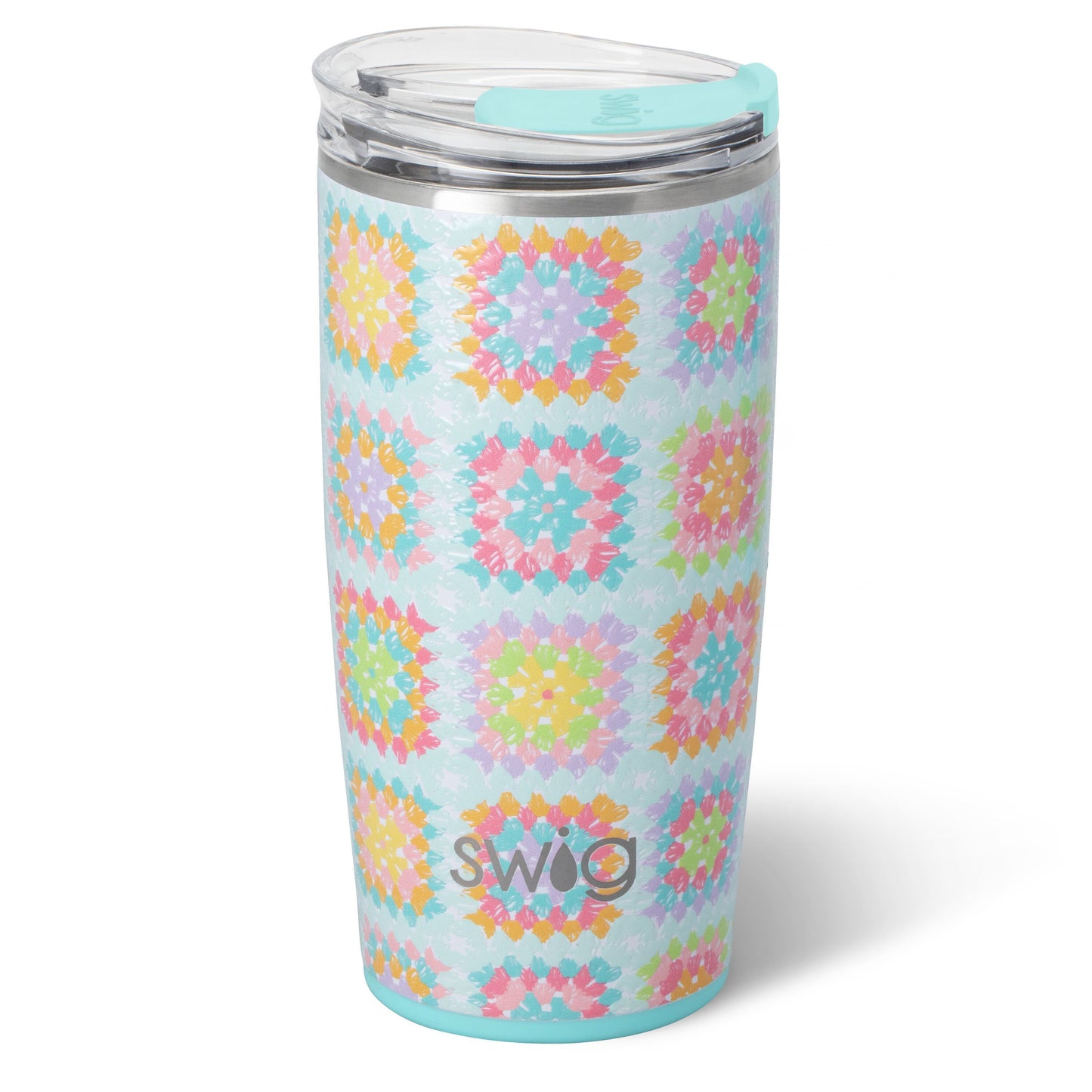Granny Squares Travel Mug 22oz