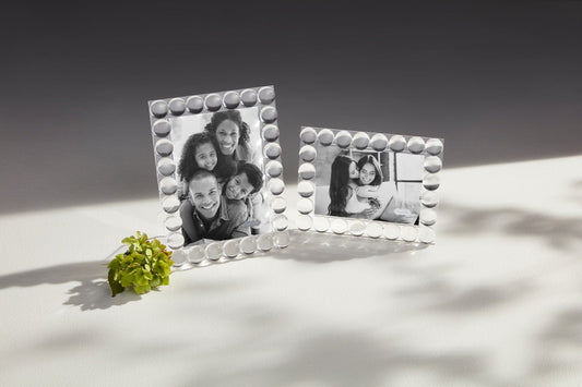 5X7 Large Beaded Acrylic Frame