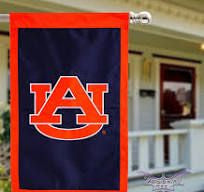 Auburn Logo House Applique Flag