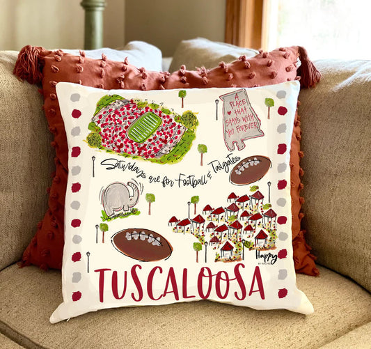Alabama Double Sided Pillow