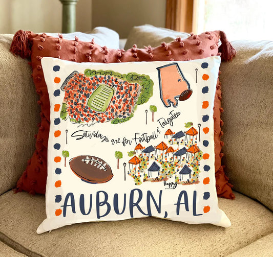 Auburn Double Sided Pillow