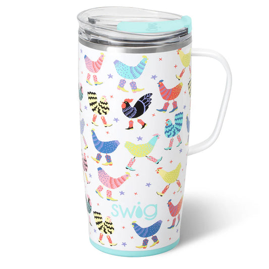 Funky Chicken Travel Mug 22oz