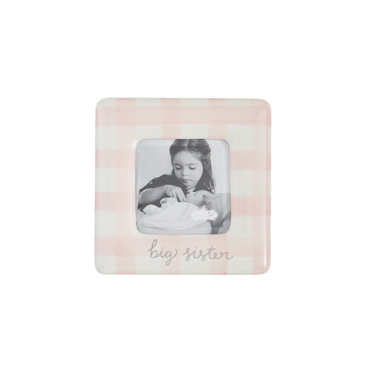 Gingham Big Sis Frame