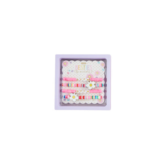Flower BFF Beaded Bracelets
