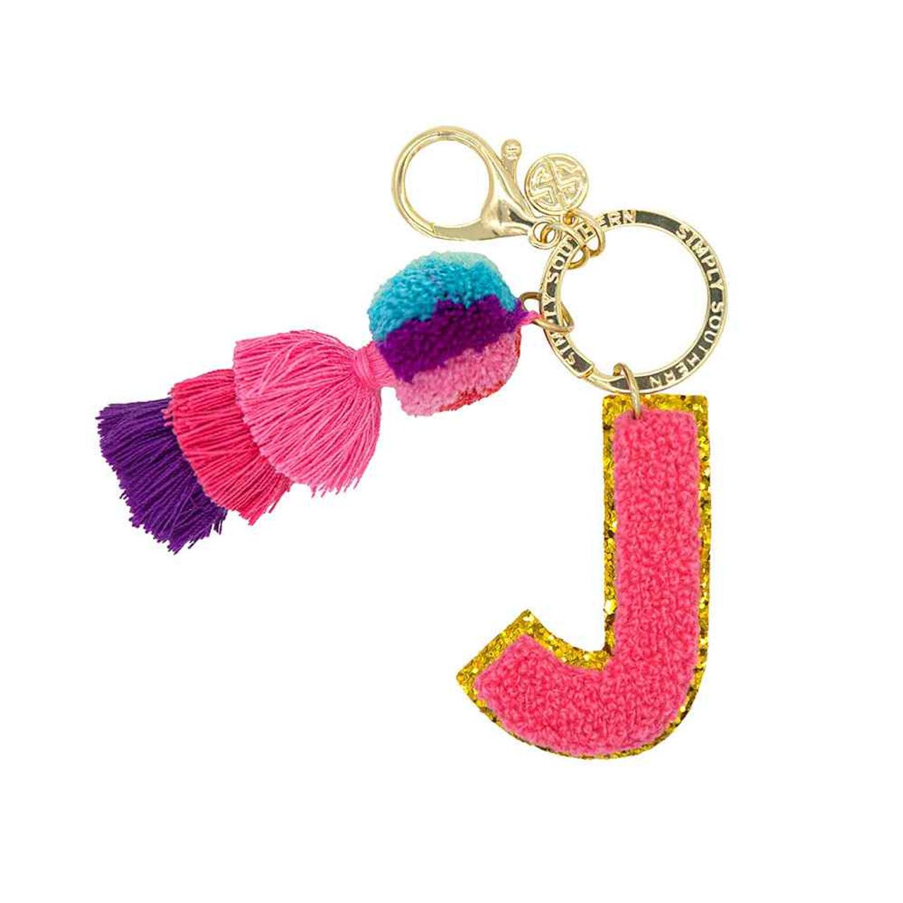 Varsity Letter Keychain J