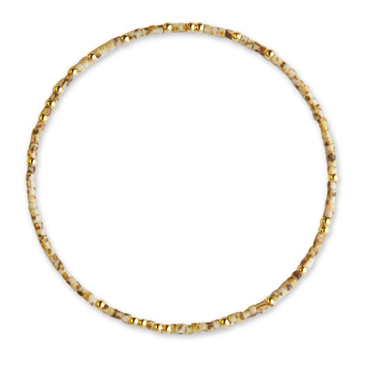 Confetti Bangle-Taupe