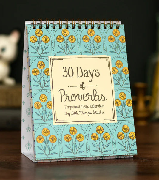 30 Days Proverbs Perpetual Calendar