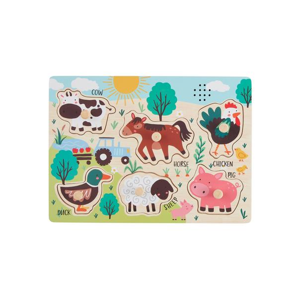 Farm Sound Wood Puzzle