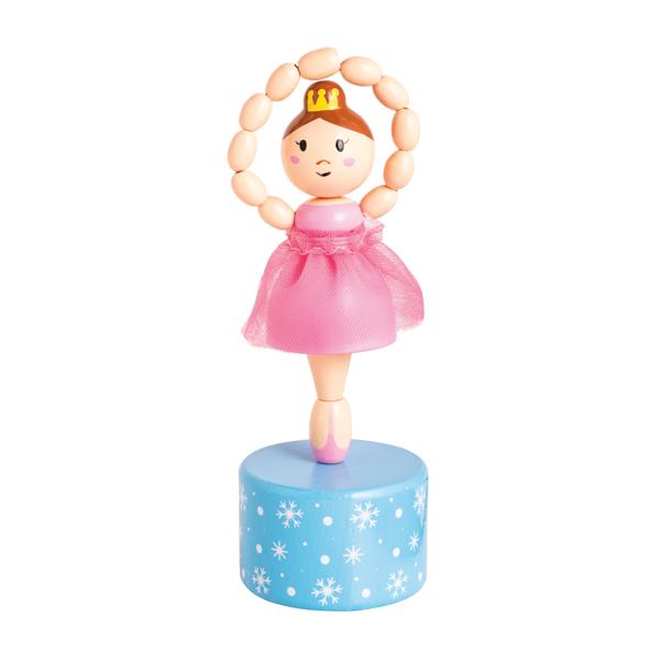 Pink Dress Ballerina Collapsible Toy