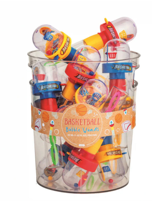 Basketball Bubble Wand, Red