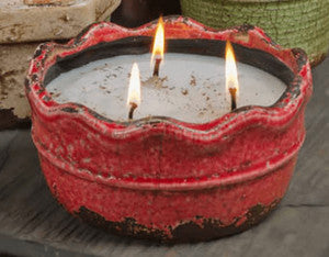 Spiced Orange & Cinnamon, Ruffled  Bowl