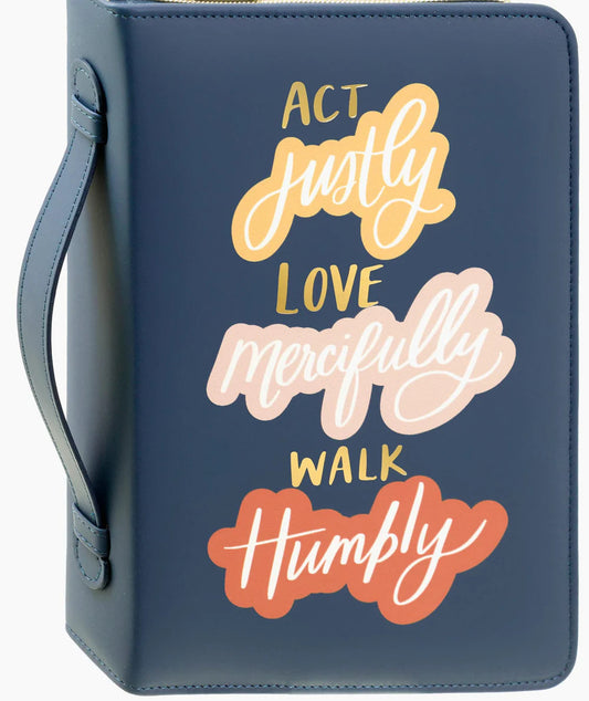 Bible Cover, Act Justly