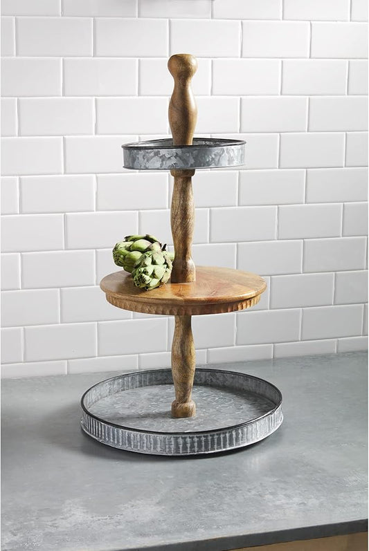 Tin and Wood Tiered Server