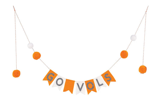 Go Vols Tabletop Pennant Banner