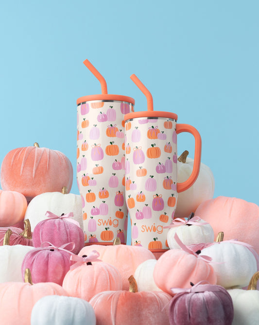 Pumpkins and Bows Mega Mug 30oz