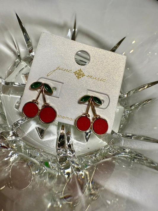 Cherry Stud Earring