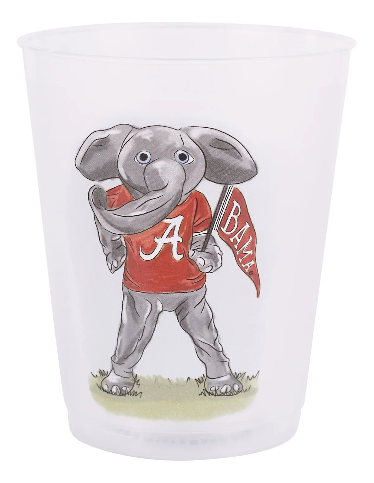 Alabama Mascot Frosted Cups Set Of 8