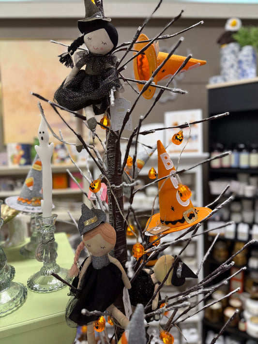 Mini Black Ghost Felt Witch Hat