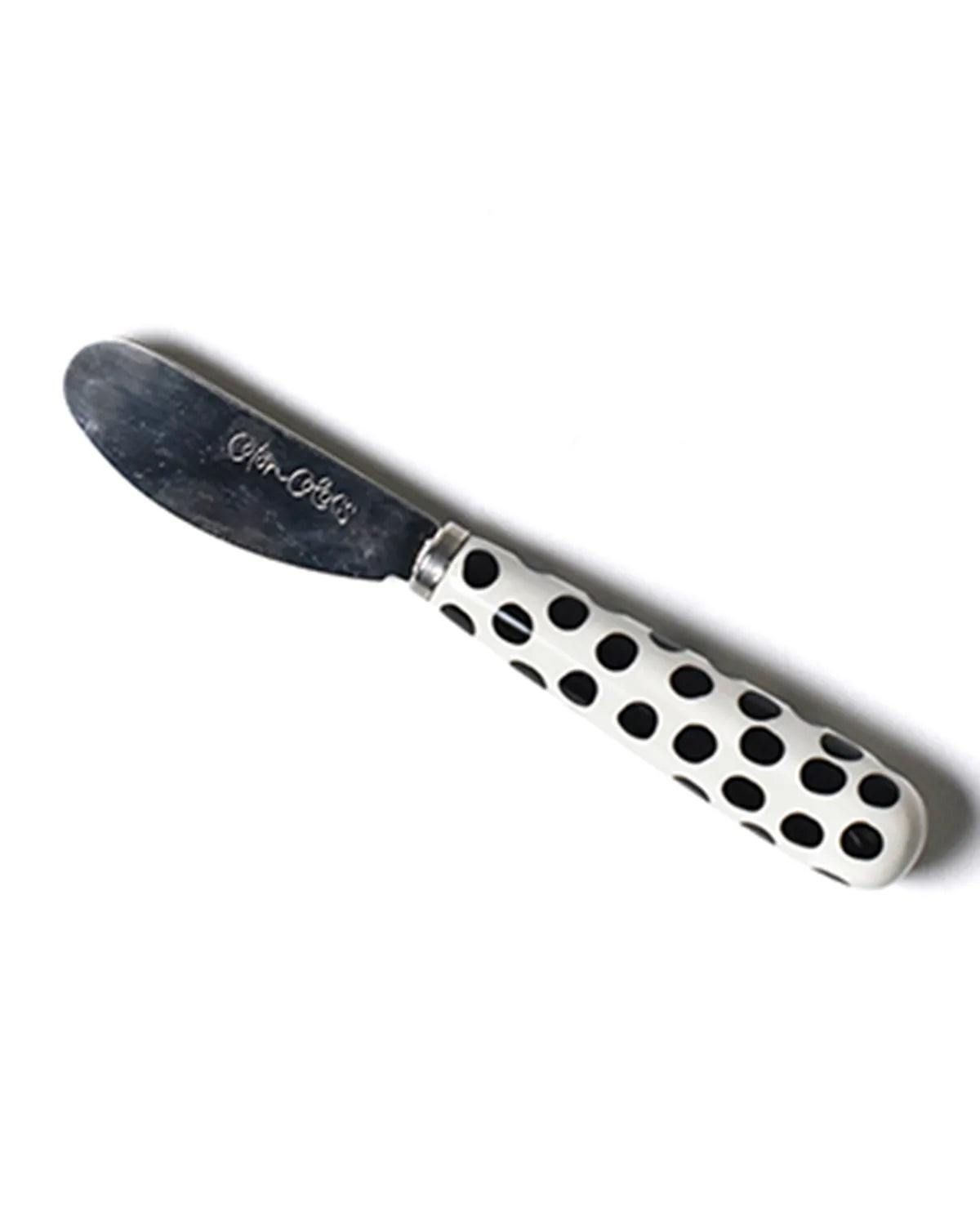 Appetizer Spreader Black Small Dot