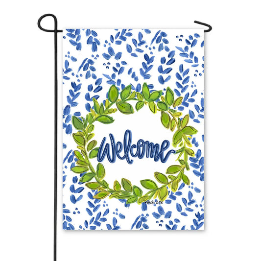 Willow & Green Welcome Garden Flag