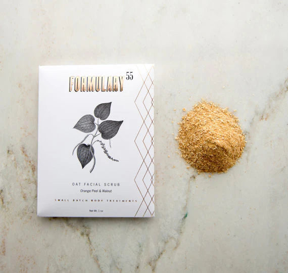 Facial Scrub Botanical Treatment - Organic Oats & Orange