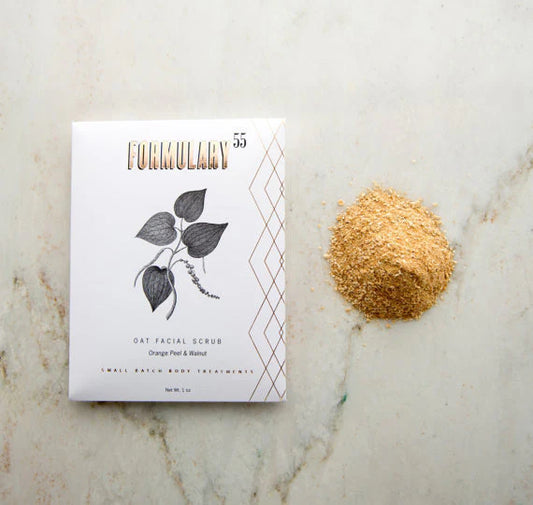 Facial Scrub Botanical Treatment - Organic Oats & Orange