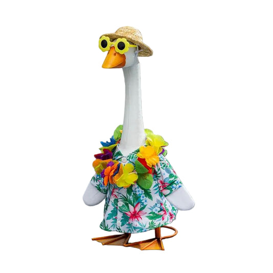 Porch Goose Outfit, Hawaiian Vacation