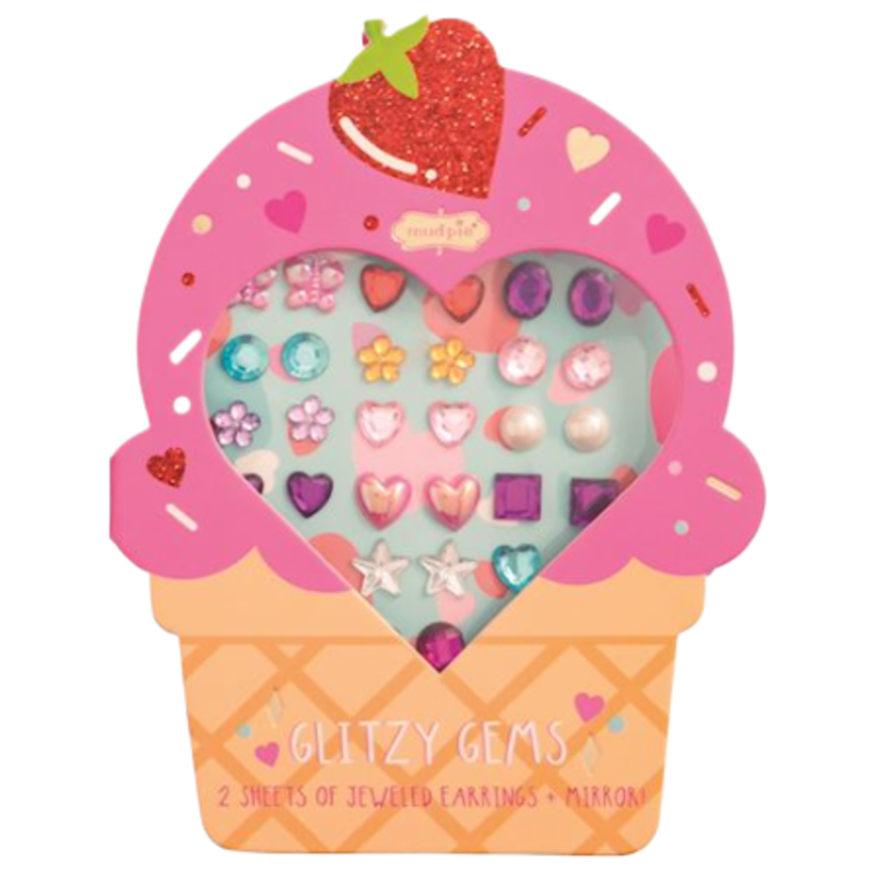 Sticker Earrings, Ice Cream