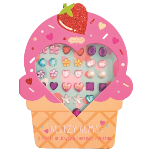 Sticker Earrings, Ice Cream