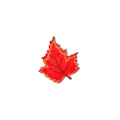 Mini Attachment Red Fall Leaf