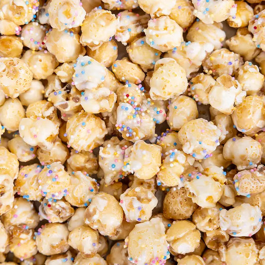 Frosted Sugar Cookie Popcorn