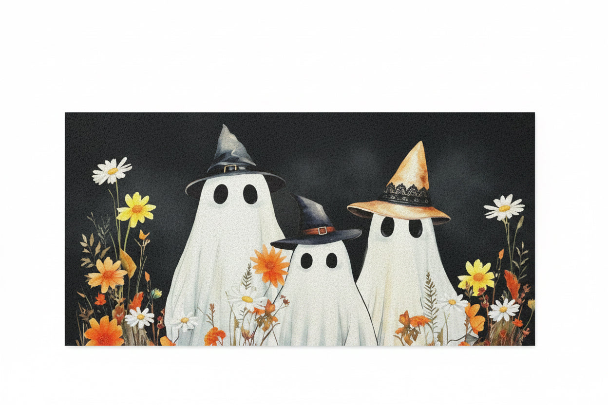 Halloween Ghost Family Switch Mat