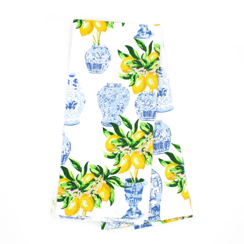 2pc Kitchen Towel Set - Lemon Ginger